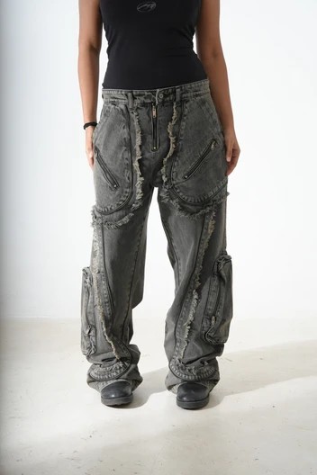 MANACA Shadow Frayed Cargo